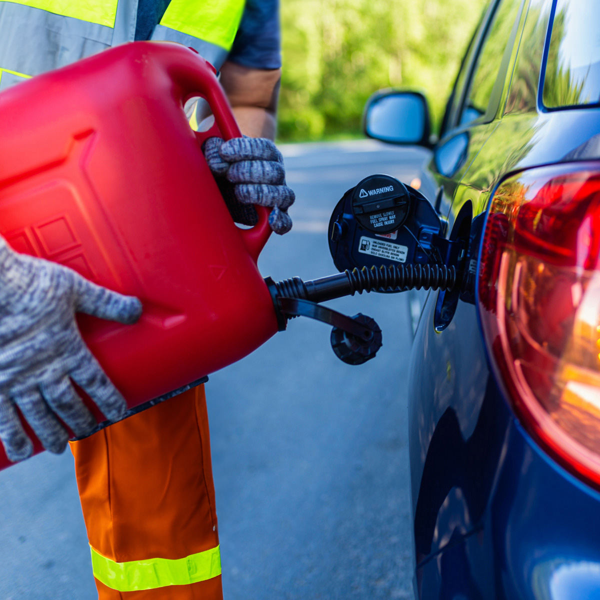 Roadside fuel delivery