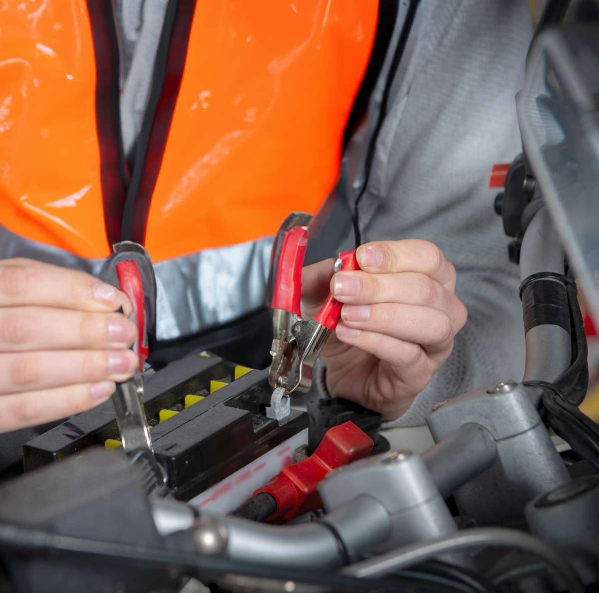 Motorcycle jump start service